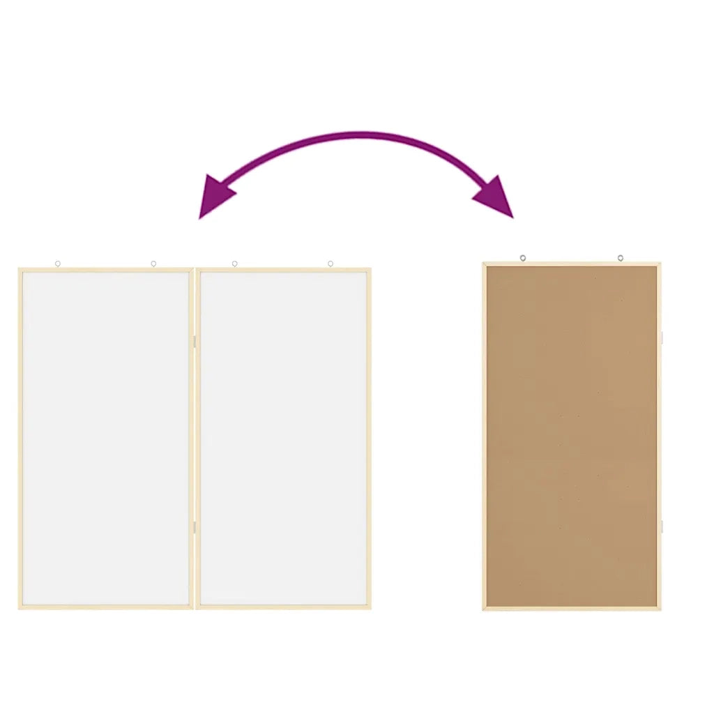 Bacheca degli Annunci Bianco 100 x 100 x 1,4 cm CFW9641866
