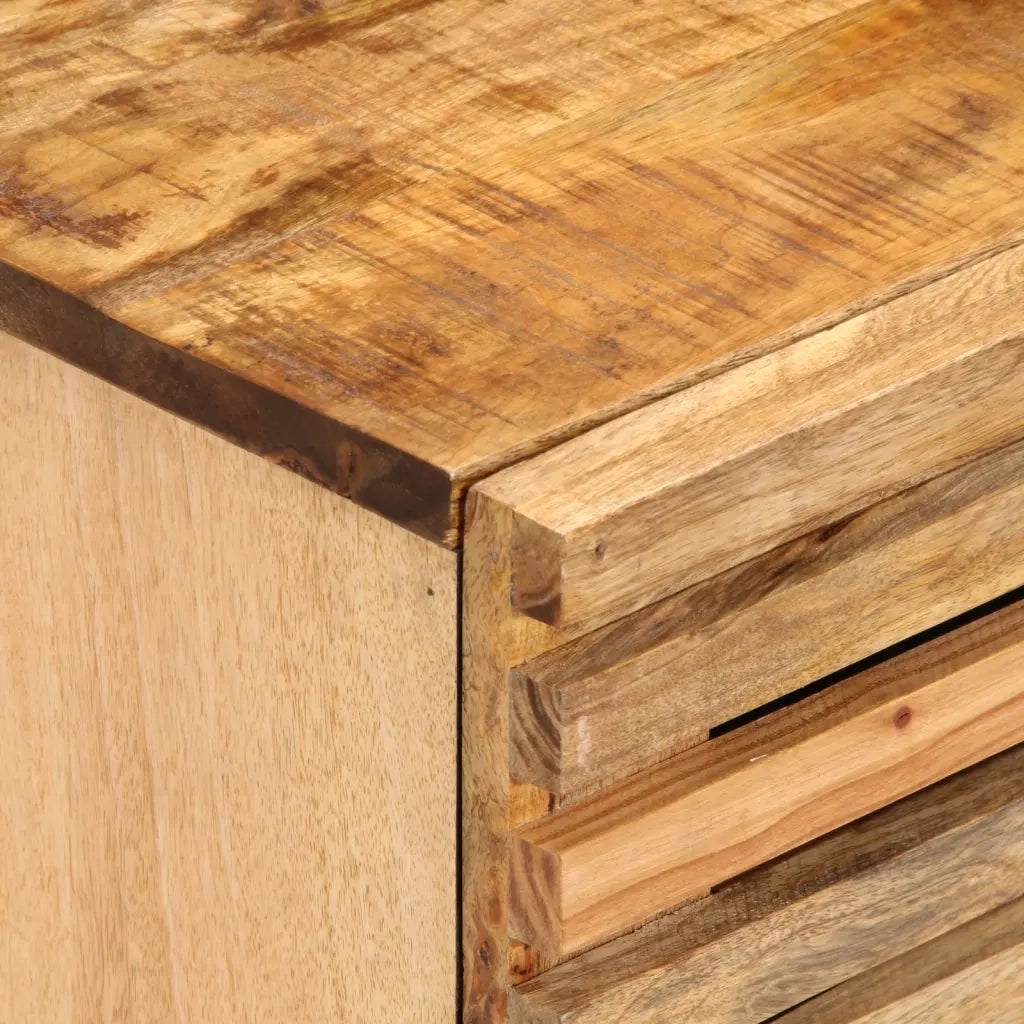 Comodino 40x34x46 cm in Legno Massello di Mango 377426