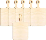 Set di 6 mini lame in legno - Set di lame rettangolari con maniglia per tavola da formaggio