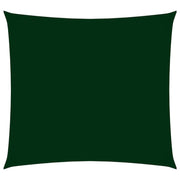 Vela parasole parasole quadrata in tessuto Oxford 7 x 7 m verde scuro 02_0009546