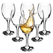 Set di 6 bicchieri da vino bianco KADAX da 200 ml, elegante set di bicchieri