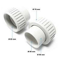 Pompa piscina per ricircolo con velocità regolabile 1100W 27000l/h 18m Pompa di circolazione