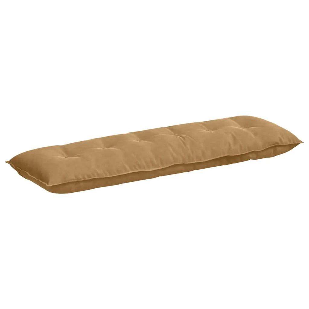 Cuscino per Schiena Marrone 160 x 50 cm Tessuto in Cords 42014898