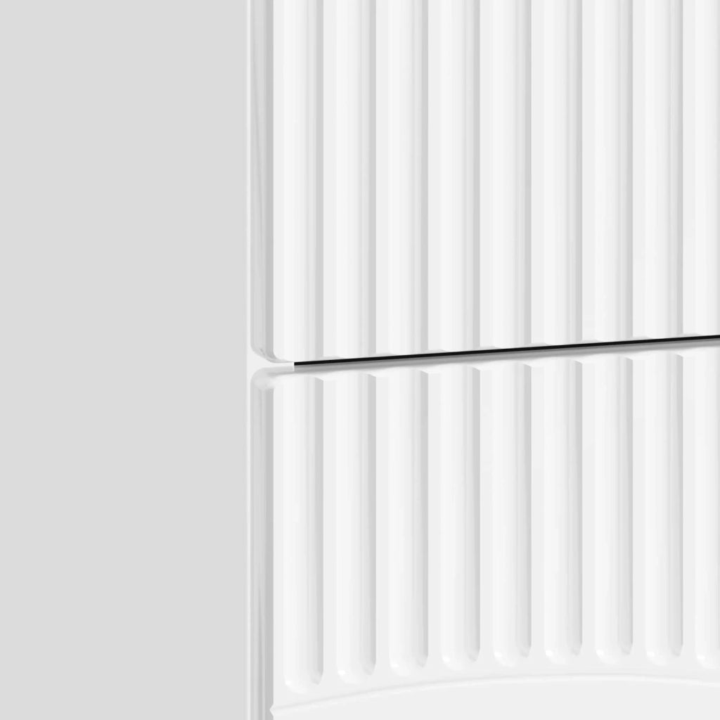 Armadio da Notte con cassetto Bianco Lucido 62 x 34,5 x 44,5 cm 895239
