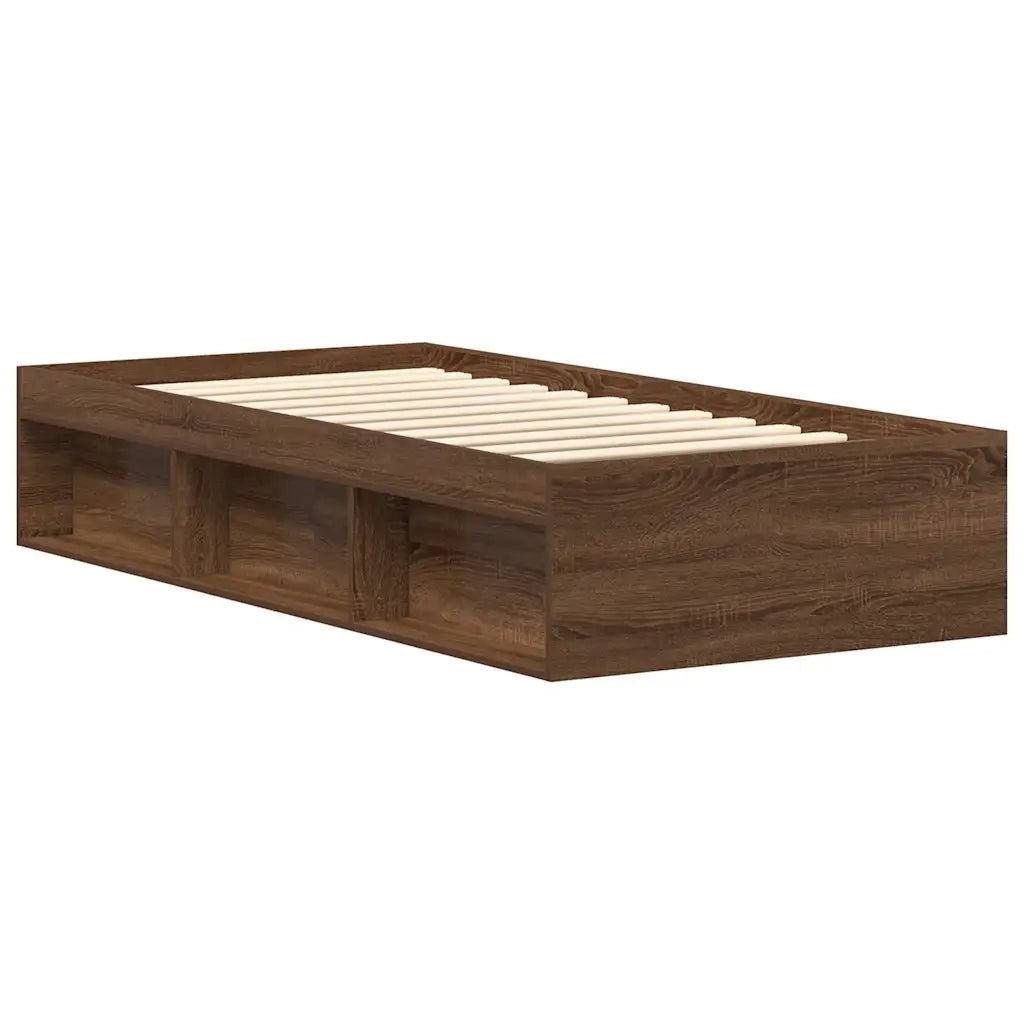 Giroletto-Struttura Letto Rovere Marrone 90x200 cm