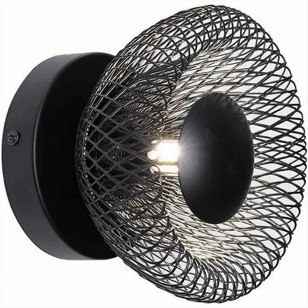 Trade Shop - Applique Da Muro Stile Industriale Lampada Decorativa In Metallo Attacco G9 Aq48 -