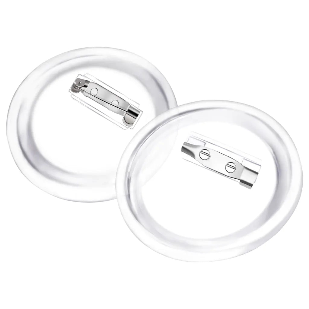 Bottoni per Badge con Spilla 100 Set in Acrilico 58 mm CFW9059050