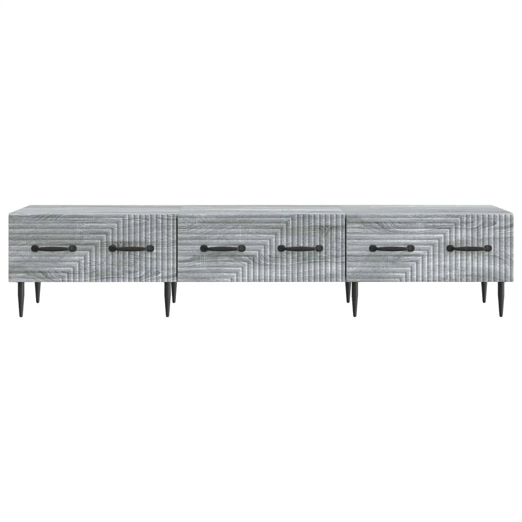 Mobile TV Grigio Sonoma 147 x 34,5 x 30 cm Legno ingegnerizzato 894941