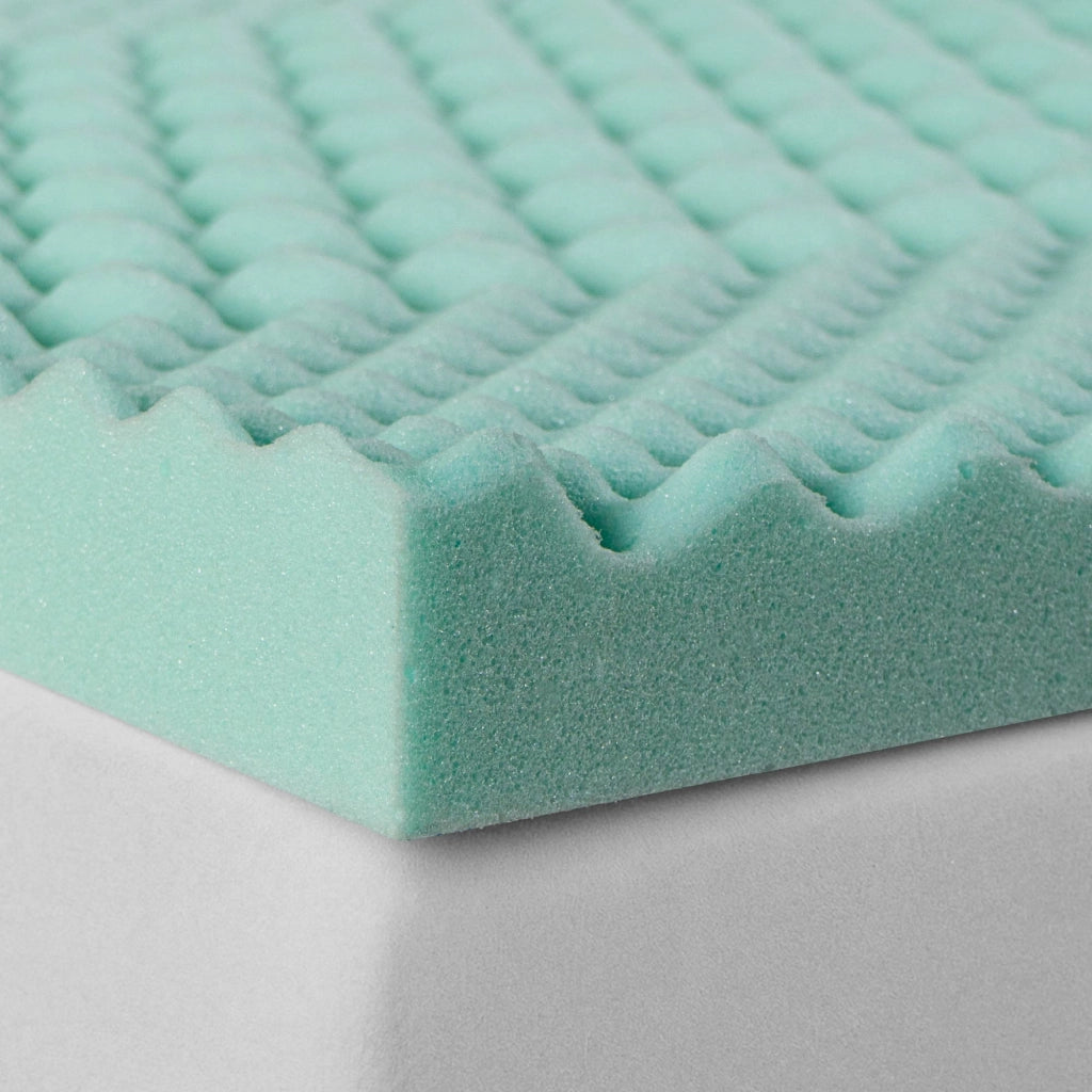 Topper Memory Foam 5 Zone 5 cm Effetto Rinfrescante Made in Italy Migliora Circolazione e Comfort del Sonno Correttore Materasso Coprimaterasso Alto Lastra Matrimoniale