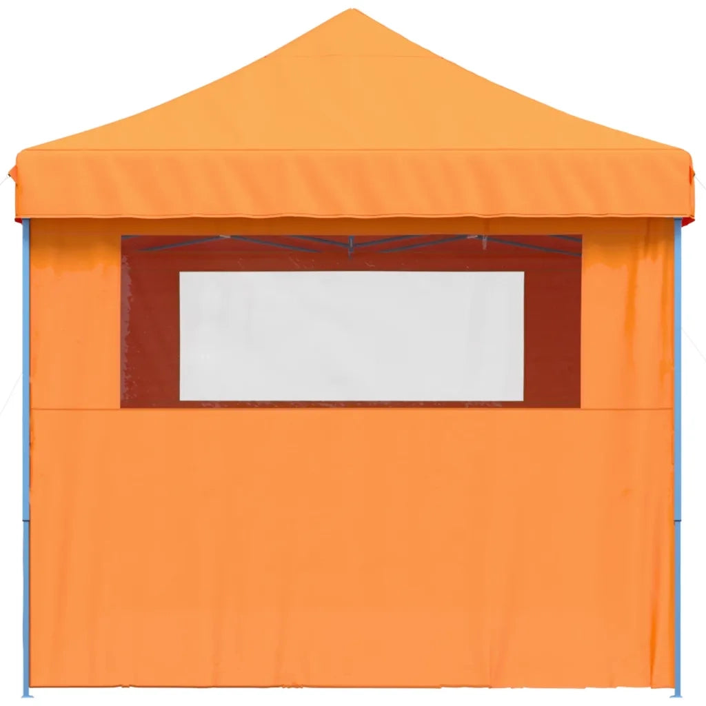 Tendone per Feste Pieghevole Pop-Up con 4 Pareti Arancione 4005025