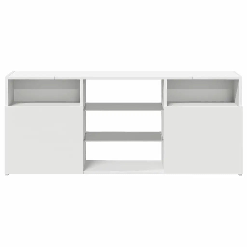 Mobile Porta TV con Luci LED Bianco 120x30x50 cm 804301