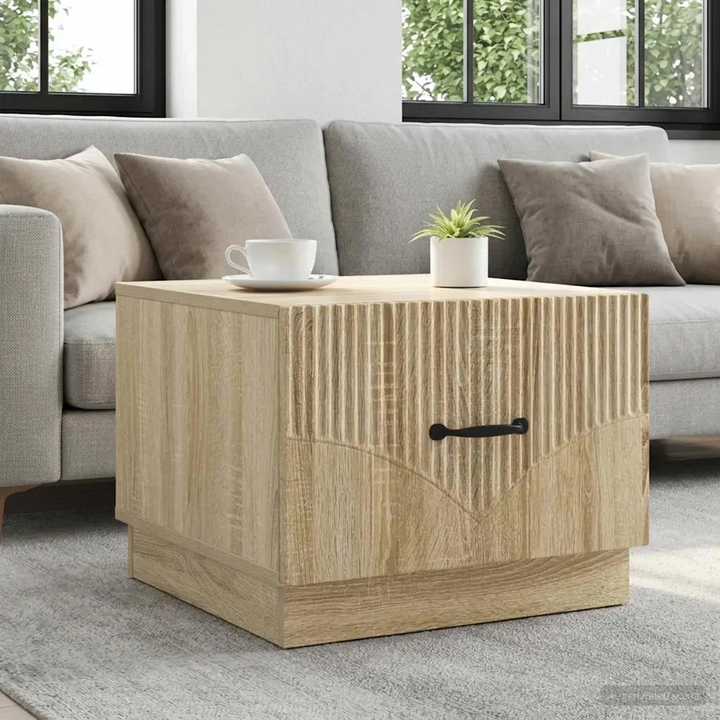 Tavolino da salotto con cassetto Rovere Sonoma 49 x 50 x 37 cm 895427