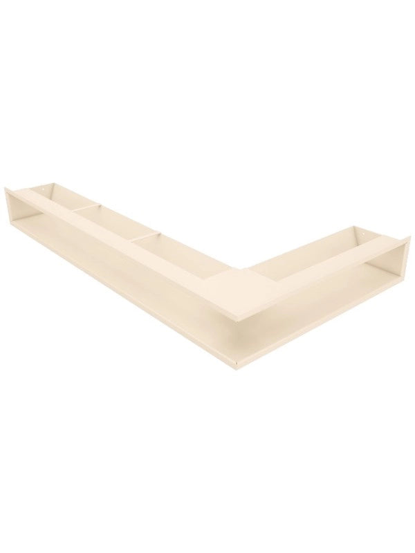 Griglia di ventilazione Angolare per camino 95x800x450 - Loft Angle sinistra crema