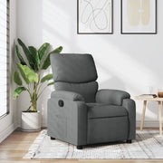 Divano Sedia-Poltrona reclinabile in tessuto grigio scuro 813452