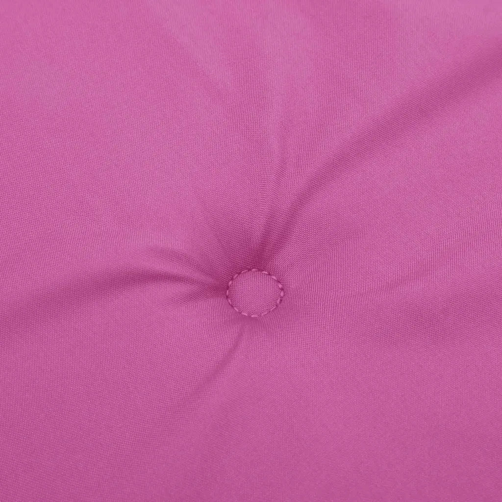 Cuscini per Sedia con Schienale Basso 4 pz | Cuscini per sedie Rosa in Tessuto