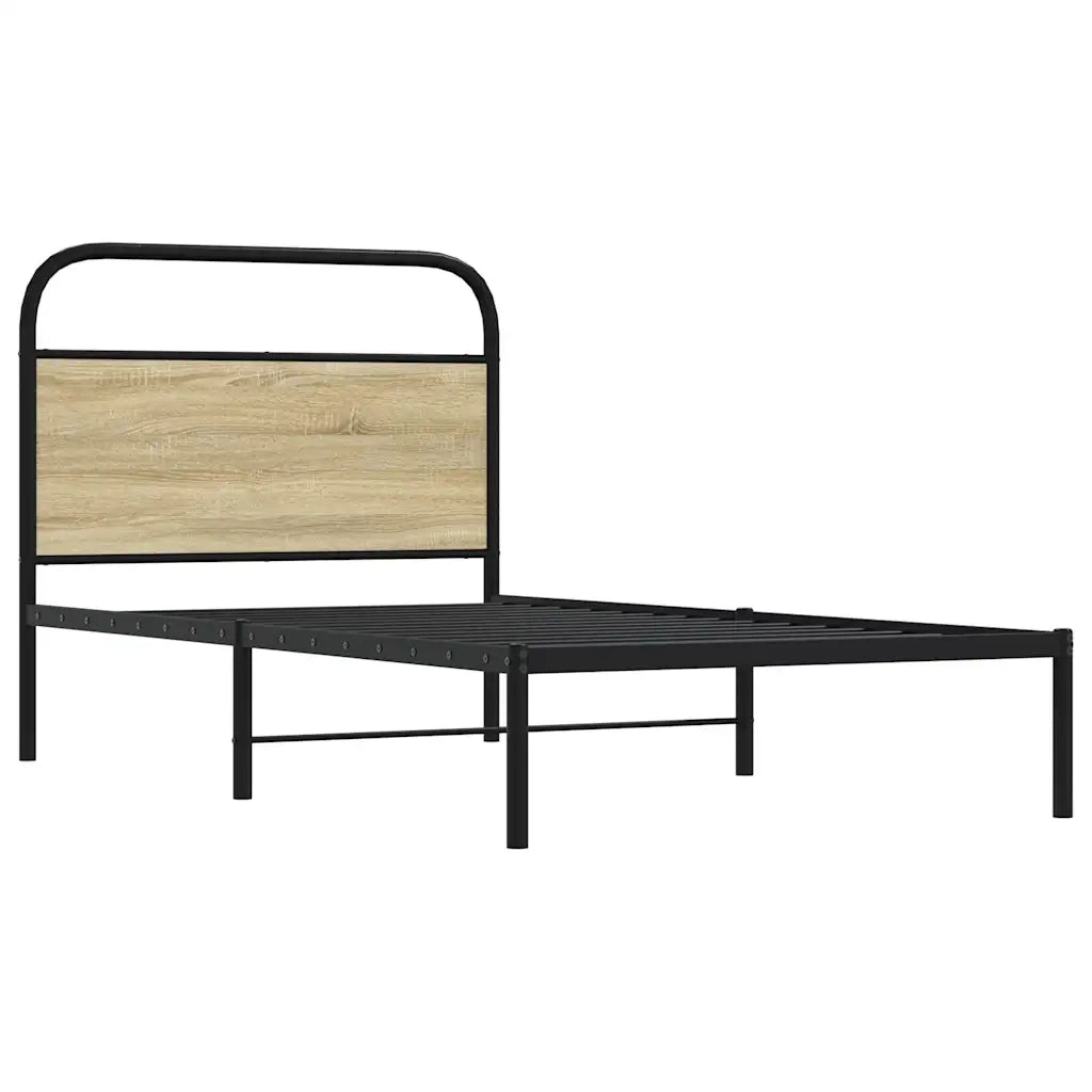 Giroletto senza Materasso Rovere Sonoma 90x200 cm in Truciolato 4100251