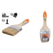 Trade Shop - Pennello Piatto Da 2.5" 60mm Pennellessa Per Pittura Verniciare Dipingere 90264 -