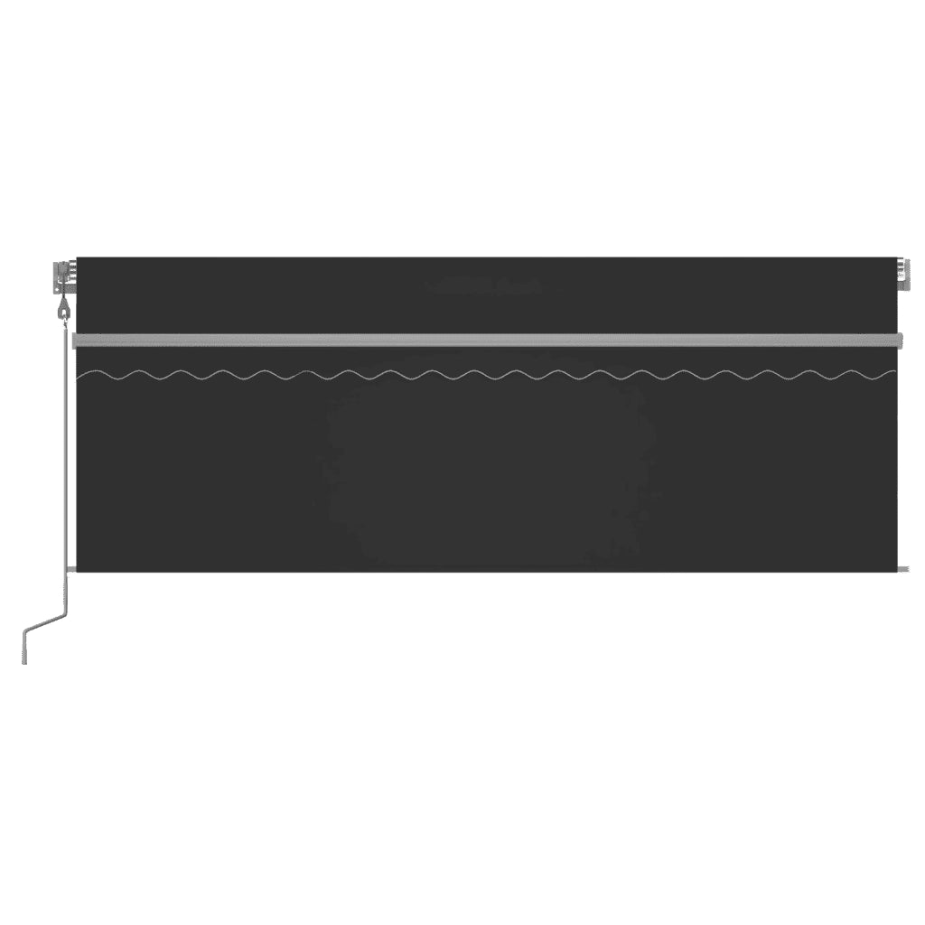 Tenda da Sole Retrattile Automatica con Parasole 4x3m Antracite 3069429