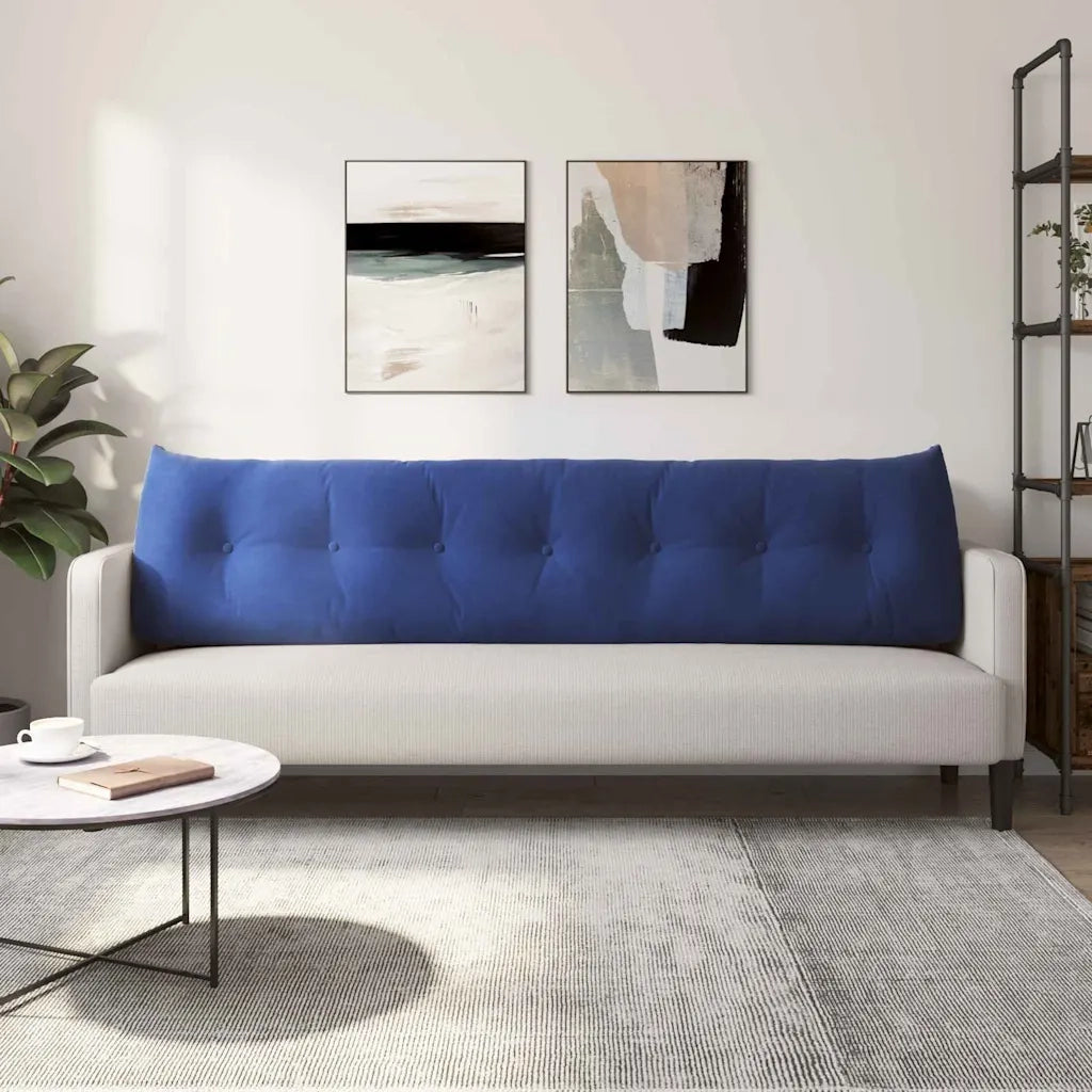 Cuscino per Schiena Blu Polizia 200 x 24 x 50 cm Velluto 42014614