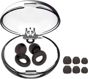 Orecchini del sonno - Impedenza 26 dB - Orecchini per bambini - Orecchini per festival - Orecchini per musica - Orecchini per snurk - Nero - 8 pezzi