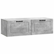 Mobile Porta TV da Muro Grigio Cemento 98 x 41 x 30 cm
