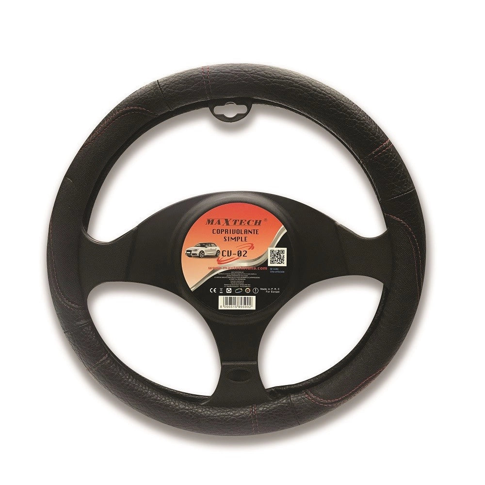 Trade Shop - Coprivolante Fodera Proteggi Sterzo Universale Simple Per Auto Interno Maxtech Cv-02 -