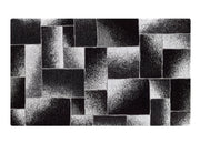 Tappeto Salotto Velour Antiscivolo Disegno Tetrix By Suardi - 65x300 - Nero