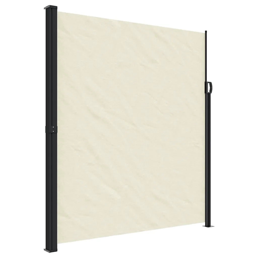 vidaXL Tenda da Sole Laterale Retrattile Crema 220x300 cm