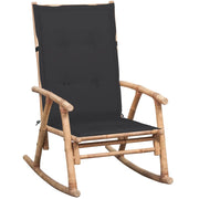 Sedia a Dondolo con Cuscino in BambÃ¹ cod mxl 46048