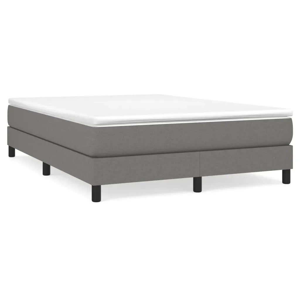 Struttura Letto a Rete a Molle Grigio Scuro 140x200 cm Tessuto 3120517