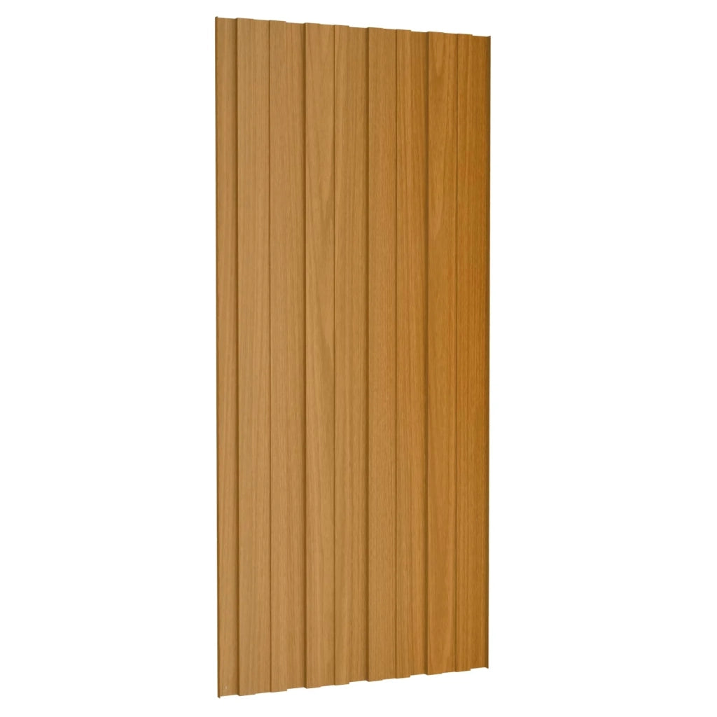 Pannello per tetto 36 pcs Naturale 100 x 45 cm Acciaio zincato