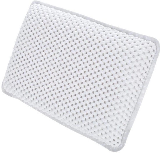 Cuscino per Bagno in PVC Zottato - Supporto Antiscivolo per la Testa - Rivestimento di Schiuma - Supporto per Collo/Spalle - Impermeabile - Esperienza Rilassante - Supporto per Bagno