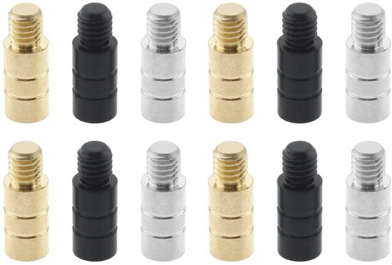 Puntine da Dart 12 pezzi - Peso da Dart in rame 2 g - Diametro del filo 2BA - Lunghezza della testa 11 mm - Bilanciere di precisione - Per sala giochi e ufficio