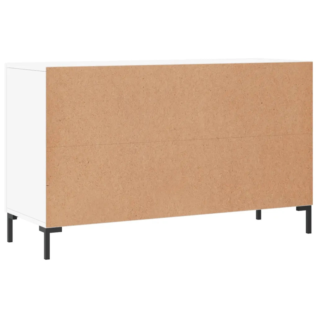 Credenza-Buffet-Armadio da cucina Bianca 100x36x60 cm in Legno Multistrato 198069