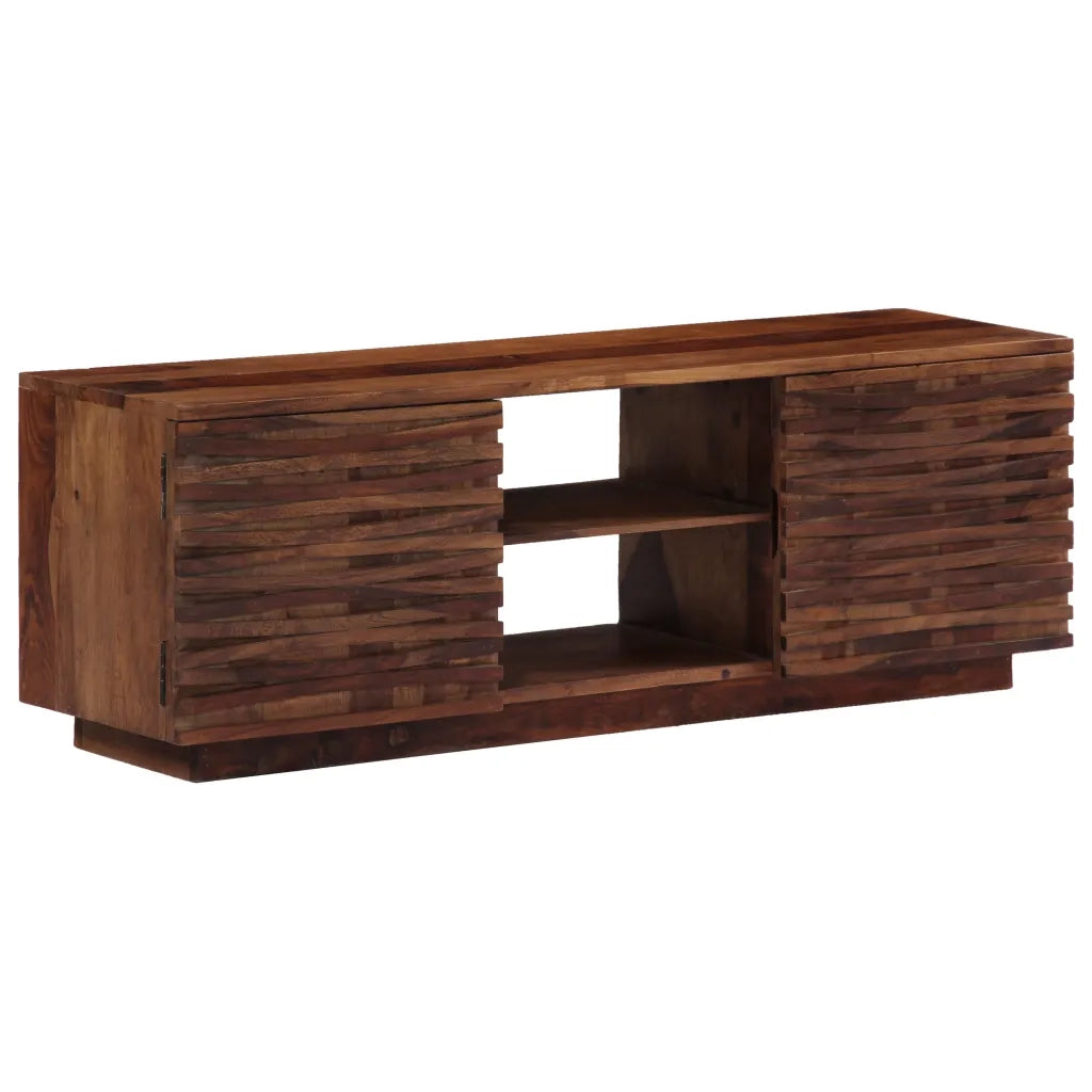 Mobile Porta TV 120x30x40 cm in Legno Massello di Acacia 247701