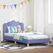 Struttura letto bambini con testata Blu jeans 80 x 200 cm
