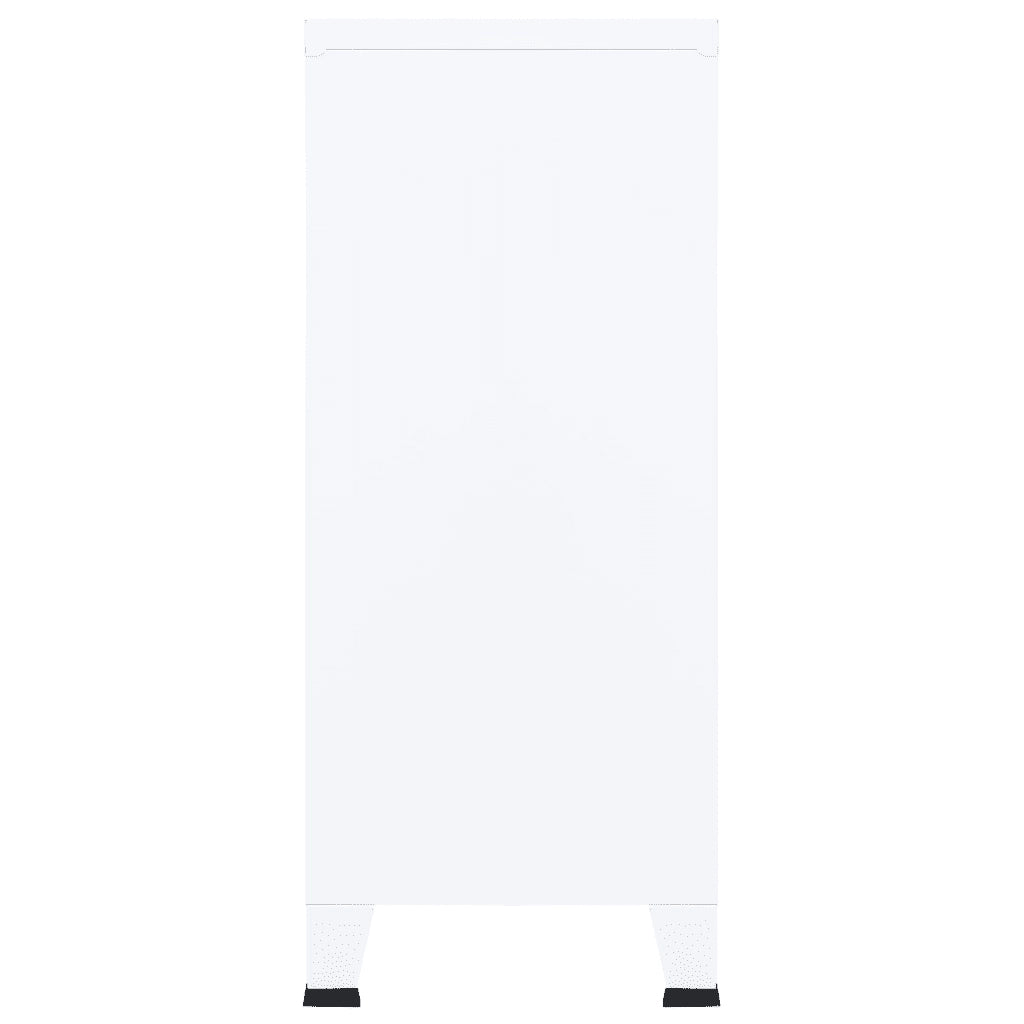 Armadio Classificatore Industriale Bianco 90x40x100 cm Acciaio cod mxl 50932