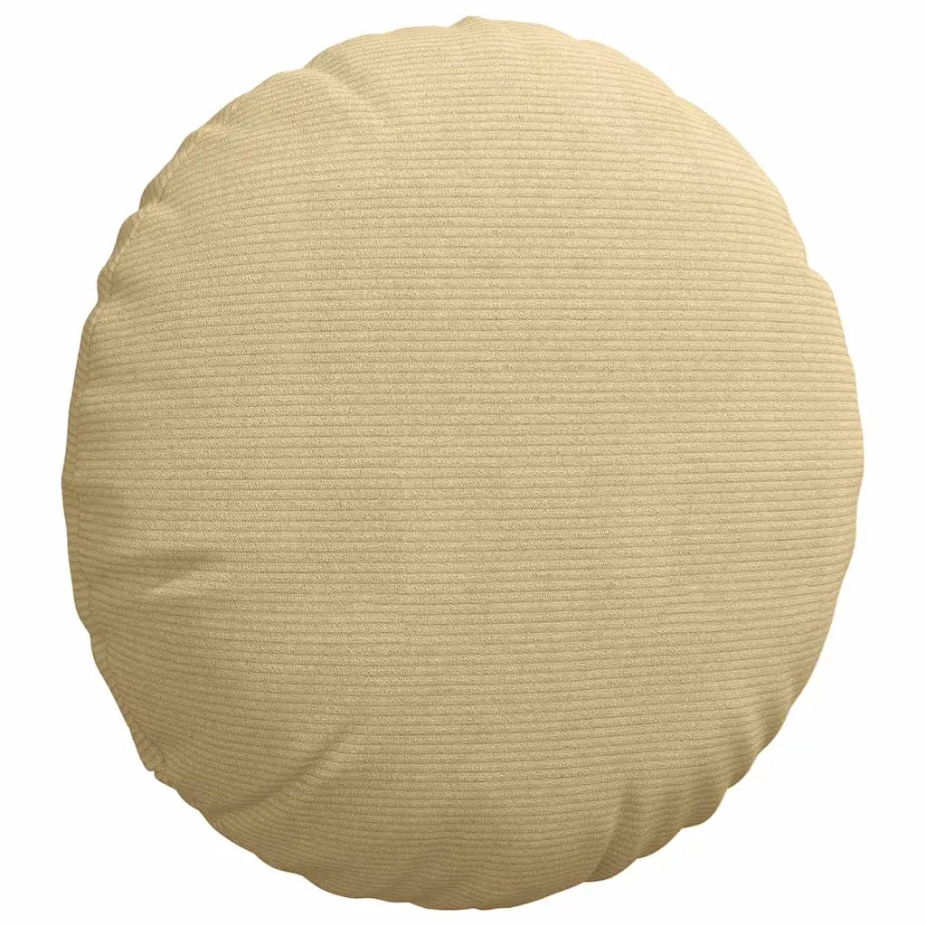 Cuscini per Seduta 2 pcs Grigio Verde Ø50 x 19 cm