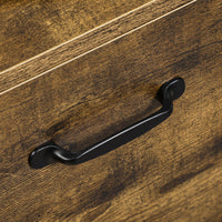 Cassettiera 2 Cassetti 65x40x75 cm in Truciolato Marrone