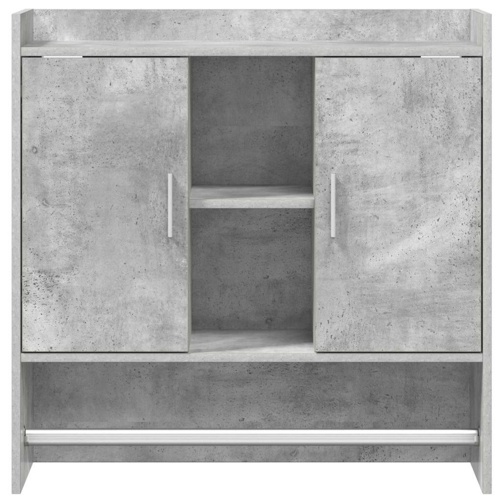 Scaffale da parete A parete Grigio Cemento 80 x 36 x 80 cm 8011374