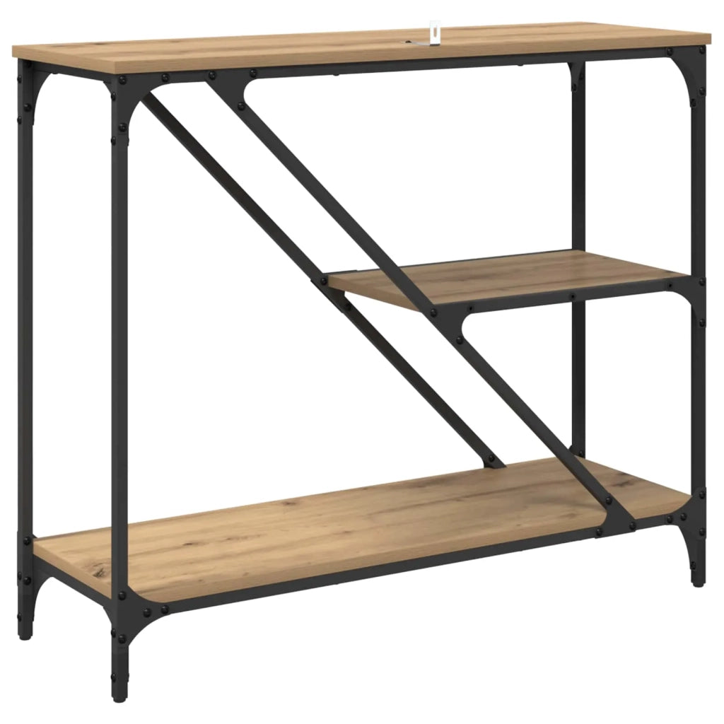 Tavolo consolle Rovere artigianale 88,5 x 30 x 75 cm