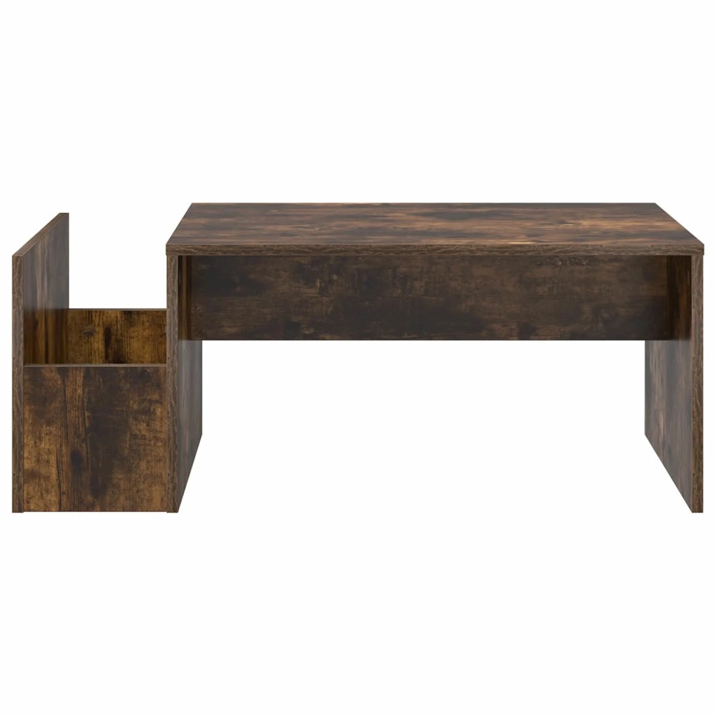 Tavolino da salotto | Tavolino da caff¨¨ | Tavolino da Soggiorno Rovere fum¨¦ 90 x 45 x 35 cm