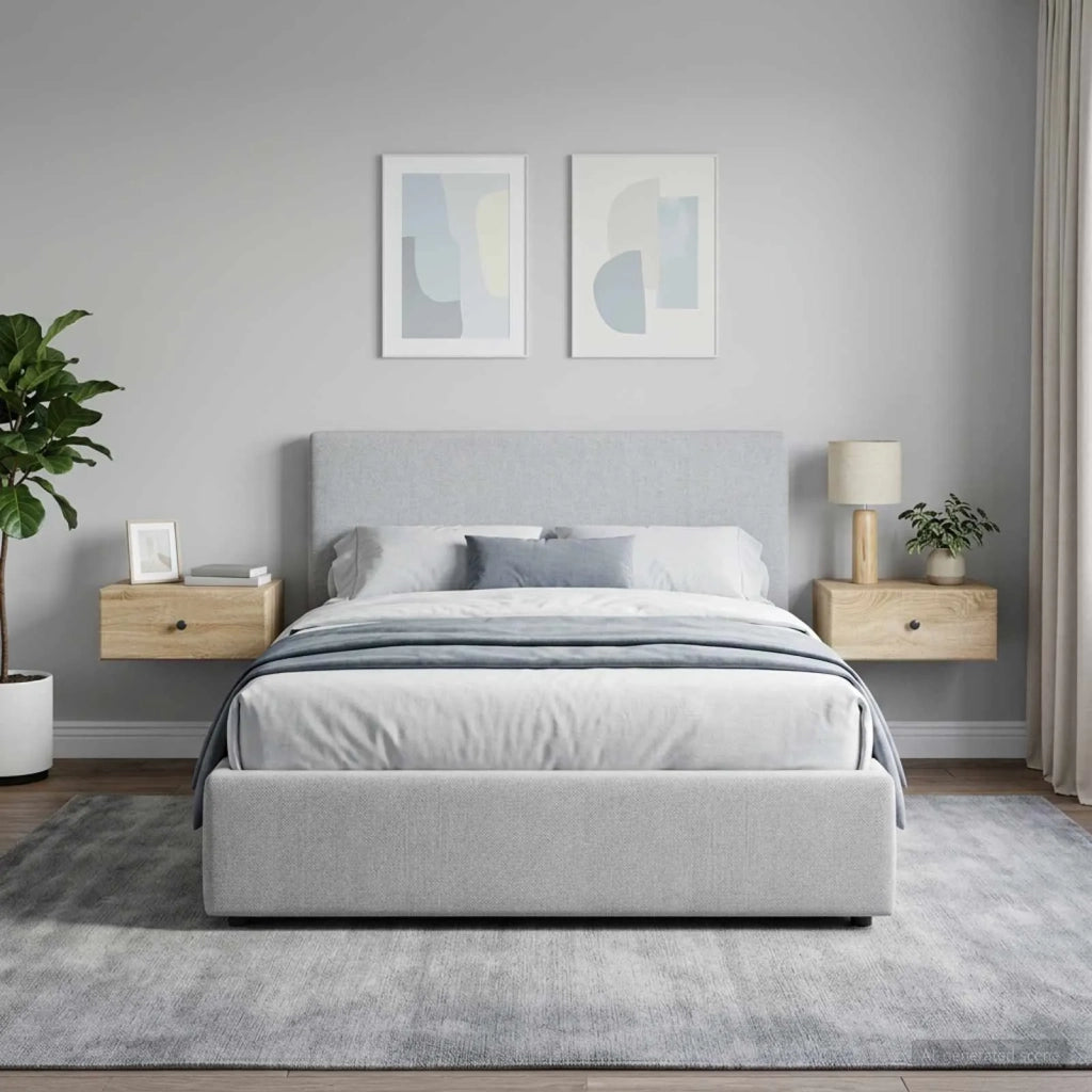 Mobiletto da notte a muro 2 pcs Rovere Sonoma 49 x 34,5 x 20 cm 899130
