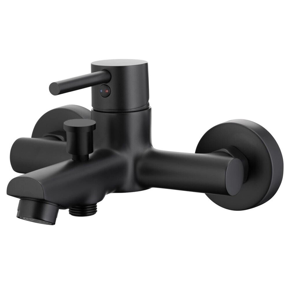 RUBINETTO MISCELATORE VASCA DA BAGNO ACCIAIO INOX ATTACCO DOCCIA RAY 87395