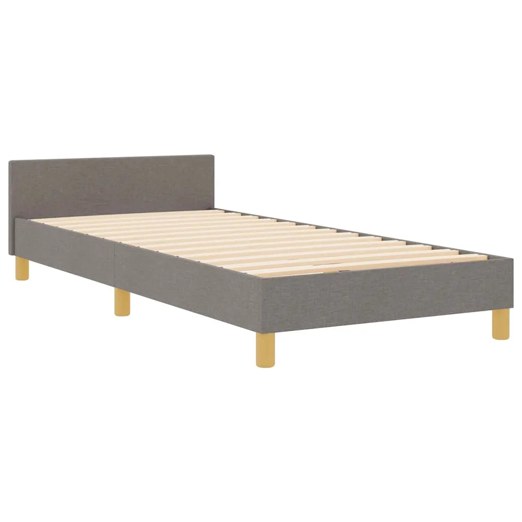 Struttura del letto con testiera Talpa 90 x 200 cm Tessuto 3344778