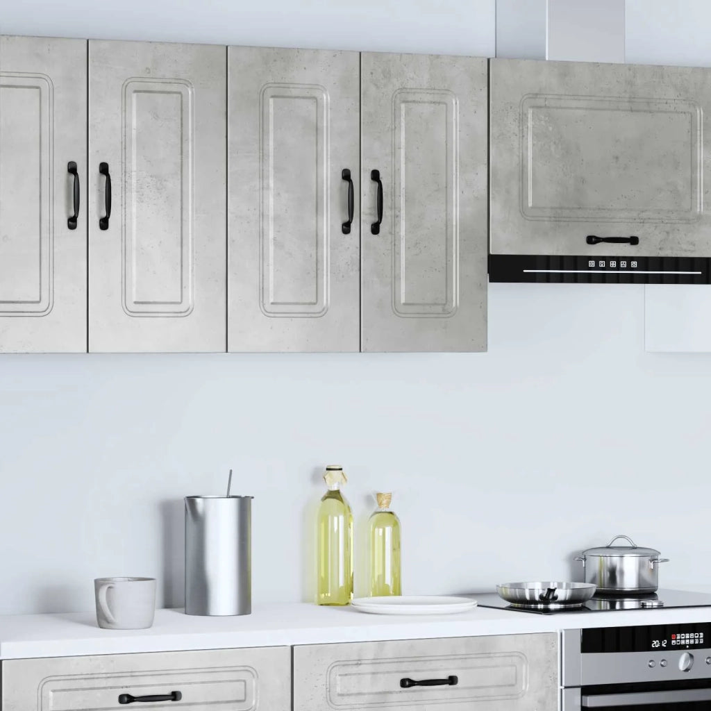 Pensile da Cucina Kalmar Grigio Cemento in Legno Multistrato 853581