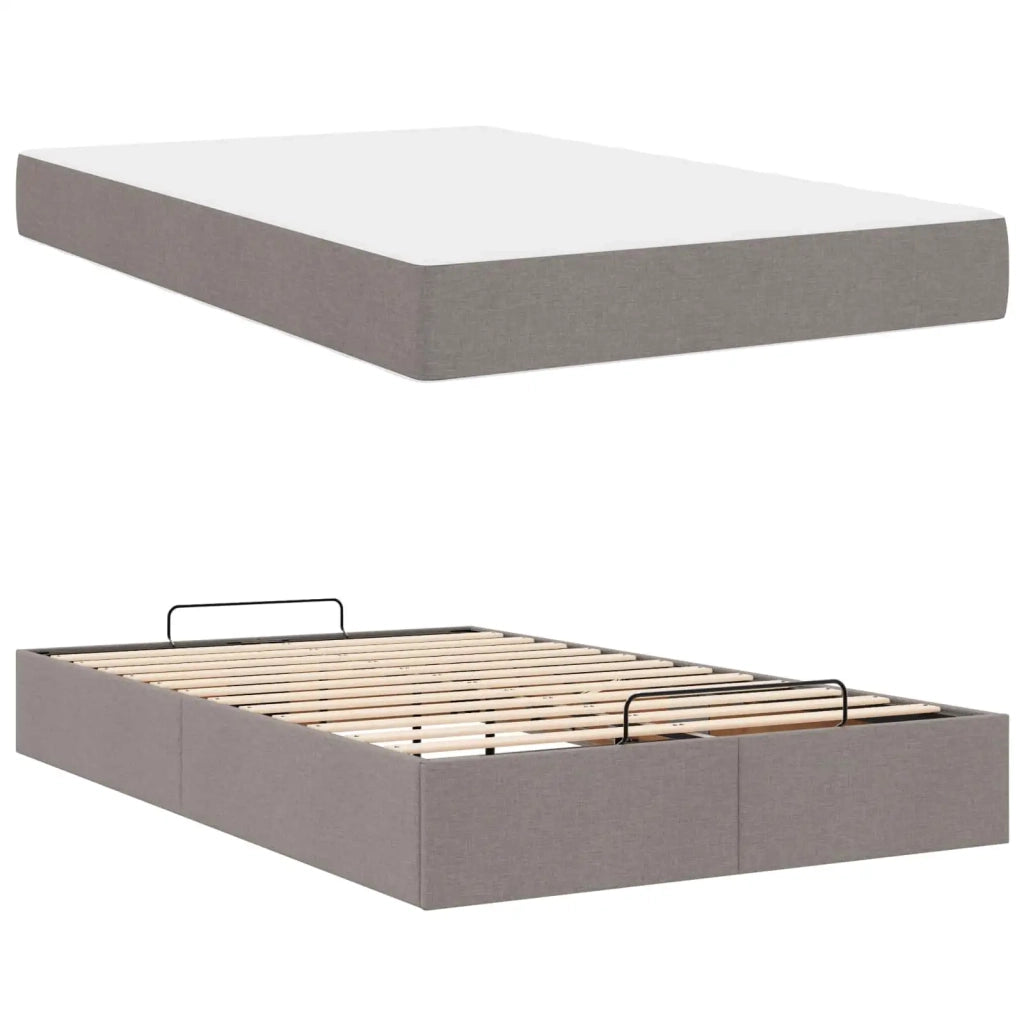 Struttura letto con materasso 2 pcs Talpa Tessuto 3399484