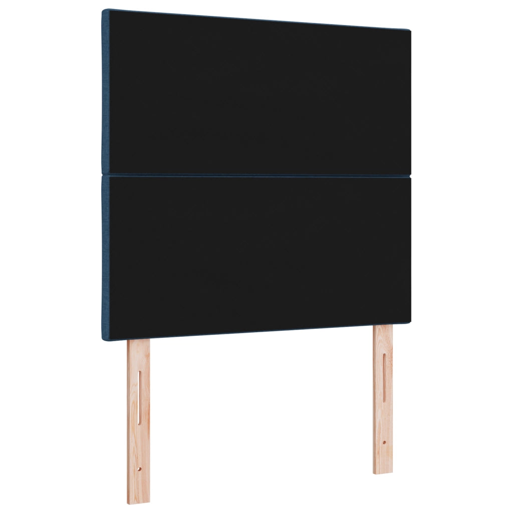 Testiera  Design a blocchi di diamante Blu 100 cm Tessuto