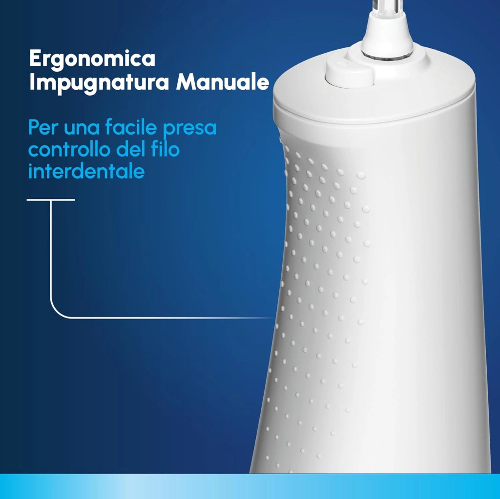 Idropulsore cordless Waterpik Pulse, approvato dalla Oral Health Foundation, idropulsore antiplacca per denti, 2 impostazioni di pressione, 45 secondi di pulizia interdentale, 2 punte incluse