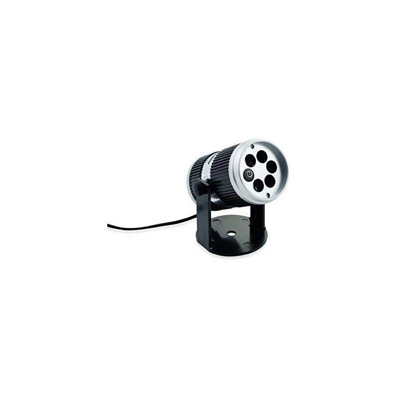 PROIETTORE LED DA INTERNO 5 DECORI IN METALLO E PLASTICA